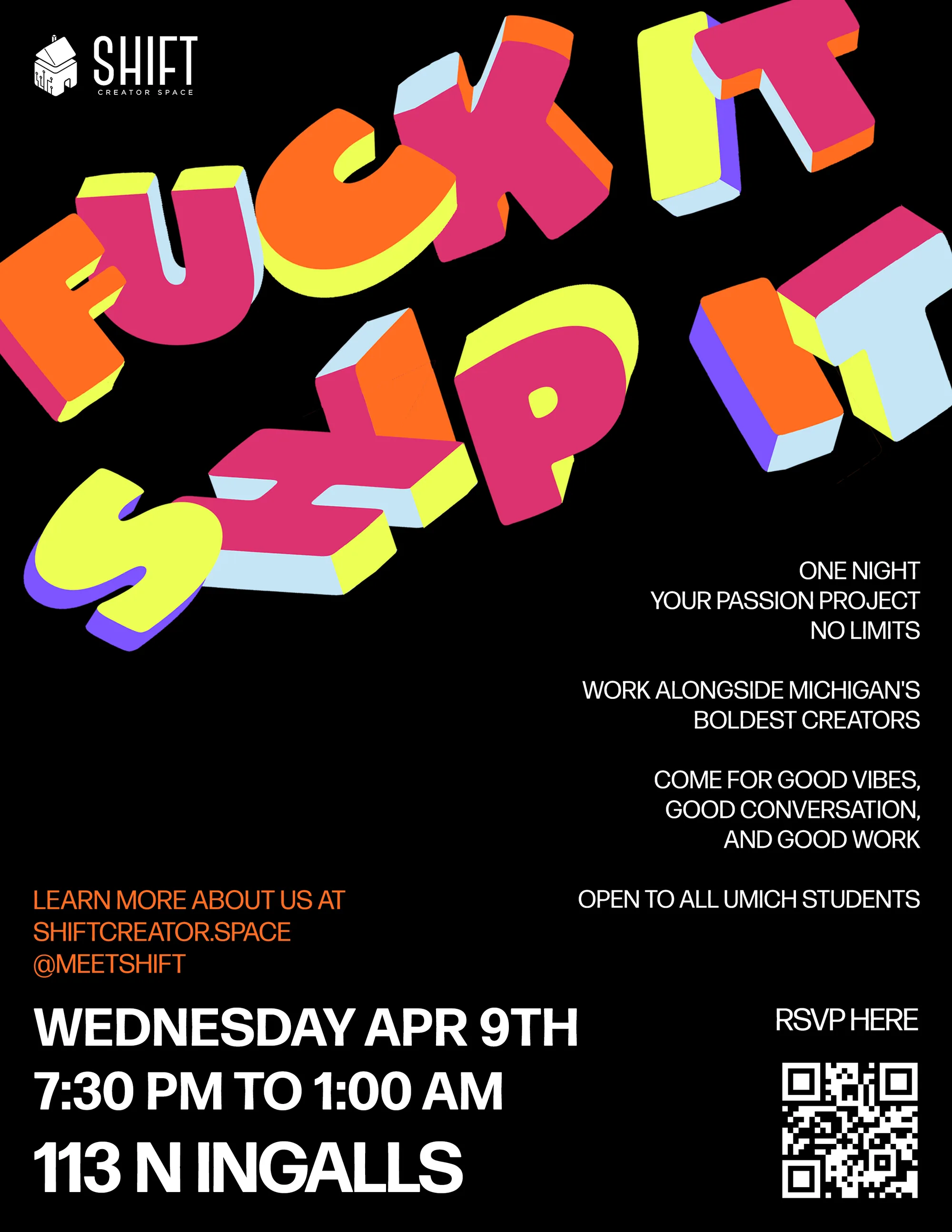 Open FISI event poster